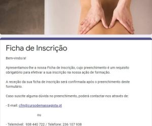 FICHA DE INSCRIÇÃO 1